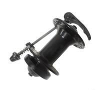 ZiStarlilife Lot de 1 moyeu de roue avant de vélo 36H avec frein à disque 100 mm QR scellé roulement pour vélo de montagne pour vélo hybride, vélo ancien, acier argenté