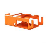 ZiStarlilife Lot de 1 porte-tasse portable avec motif géométrique, support moderne en ABS pour organiser les boissons et les petits objets à la maison, au bureau ou en extérieur, orange