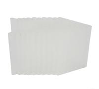 ZiStarlilife Lot de 10 supports de cartes de table en acrylique de type V, support transparent pour plaque nominative pour entreprise, conférence, bureau, hôtel, 6 x 4 cm à 20 x 10 cm (10,5 x 7 cm)