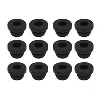 ZiStarlilife Lot de 12 supports en caoutchouc pour cuisinière à gaz Thetford - Tige de 5 mm - Silicone résistant à la chaleur - Noir