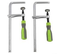 ZiStarlilife Lot de 2 colliers de serrage à queue d'aronde en fonte et acier de haute qualité pour rail en T, fixation de rainure de bureau pour précision du travail du bois