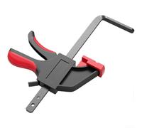 ZiStarlilife Lot de 2 colliers de serrage de type F pour rail de scie circulaire à dégagement rapide, force de serrage de 90 kg pour système de rail de guidage de scie circulaire, travail du bois