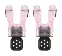 ZiStarlilife Lot de 2 embouchures de plongée malléables pour régulateur, valve de morsure anti-fuite en silicone de qualité alimentaire, équipement de plongée sur mesure pour la natation sous-marine