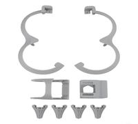 ZiStarlilife Lot de 2 kits de protection d'hélice pour Dji Neo 2, anneaux anti-collision avec bouclier de protection et pare-chocs, orange gris noir, protection de vol (gris)