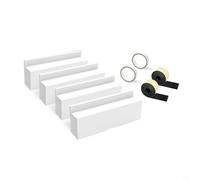 ZiStarlilife Lot de 2 panneaux d'isolation en mousse AC en forme de U avec ruban d'étanchéité, bandes de remplissage pour aérations latérales, barrière thermique pour réduire le bruit et les courants