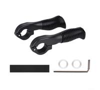ZiStarlilife Lot de 2 poignées de guidon réglables en caoutchouc antidérapant avec design ergonomique en alliage d'aluminium pour guidon de VTT standard, idéal pour le cyclisme en plein air