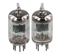 ZiStarlilife Lot de 2 tubes de valve électronique en verre pour tubes à vide GE 5654W Vannes électroniques de remplacement pour 6J1 EF95 CV4010 6AK5 Amplificateurs audio Composant du système