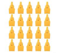 ZiStarlilife Lot de 20 buses d'air plates 6,35 mm BSPT 3 trous de haut pour souffleur à impact pour le séchage, le refroidissement, le transport, le revêtement d'argile, le nettoyage des bouteilles