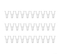 ZiStarlilife Lot de 30 clips de lunette d'interrupteur en nylon blanc 17 mm, pour Toyota pour 4RUNNER Highlander, Lexus CT200h GS350 GS450h LS460, jupes latérales sécurisées, pare-chocs
