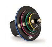 ZiStarlilife Lot de 4 adaptateurs de douilles à profil bas pour impact, réducteurs à cliquet en acier traité thermiquement de 6,35 mm à 3,5 cm, 3/8 à 1,27 cm, 1,9 cm, prise en main sûre pour confiné
