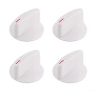 ZiStarlilife Lot de 4 boutons de rechange pour machine à laver et sèche-linge, matériau ABS, blanc, compatible avec différents modèles, installation, pour l'entretien des appareils électroménagers
