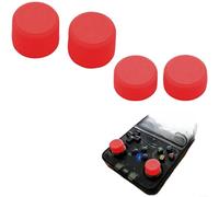 ZiStarlilife Lot de 4 capuchons de joystick de précision pour R36S, extension antidérapante en TPU pour un meilleur contrôle du jeu, prise en main ergonomique pour des sessions intenses, rouge