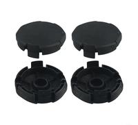 Zistarlilife Lot de 4 housses de tête de débroussailleuse en plastique noir compatibles avec Speed Feed 450 pour 28820-07390 pour X472000031 12 cm de diamètre pour l'entretien de la pelouse de jardin
