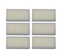 ZiStarlilife Lot de 6 filtres de rechange Silver Crest pour aspirateur SSR 3000 A1, pour une performance de nettoyage optimale, élimine la poussière fine, la saleté, la sciure de bois, les cendres