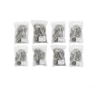 ZiStarlilife Lot de 800 agrafes de soudage en plastique en acier inoxydable 8 types pour réparation de pare-chocs de voiture avec encoche et clous de filets d'angle plats