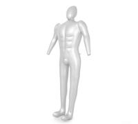 ZiStarlilife Mannequin de mannequin gonflable pour homme pour une utilisation dans les présentoirs de vêtements, la couture et les expositions