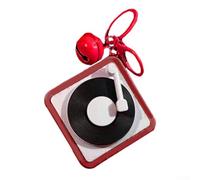 ZiStarlilife Mini dictaphone porte-clés appareil d'enregistrement de messages musicaux lecteur son numérique avec plusieurs chansons de stockage pour souvenirs personnels (A)