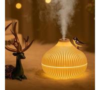 ZiStarlilife Mini humidificateur USB 300 ml portable en forme d'oignon avec deux modes de brume et lumière LED, pour la maison, le bureau, la voiture, les voyages