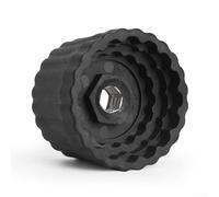 ZiStarlilife Outil de démontage de pédalier de vélo pour BBR60 BB-9100 16T pour FSA 386 44 mm, outil de retrait d'arbre central multifonction en ABS avec clé hexagonale M10, noir