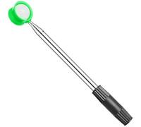 ZiStarlilife Outil de ramassage télescopique de balle de golf en acier inoxydable de 3,7 m, pour les dangers liés à l'eau, design double face, poignée antidérapante (vert, 3,7 m)