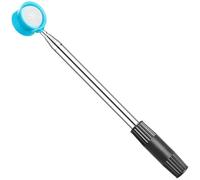 ZiStarlilife Outil de ramassage télescopique de balle de golf en acier inoxydable de 3,7 m, pour les dangers de l'eau, design double face, poignée antidérapante (bleu, 2,7 m)