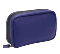 ZiStarlilife Pilulier étanche, 7 jours à code couleur, avec reliure pour vitamines et suppléments, étui de rangement compact pour un usage quotidien (bleu foncé)