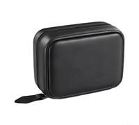 ZiStarlilife Pilulier étanche, 7 jours avec code couleur pour médicaments avec reliure pour vitamines et suppléments, étui de rangement de voyage compact pour un usage quotidien (noir)
