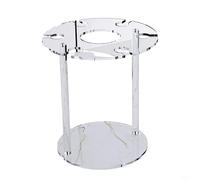 ZiStarlilife Porte-verres à vin en acrylique avec capacité de 6 tasses, support transparent pour bar, cuisine ou pub, organisateur de table peu encombrant pour