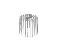 ZiStarlilife Protection de tuyau de vidange en maille d'acier inoxydable pour balcon et jardin - Compatible avec tuyau de drainage en PVC argenté (pour tuyau de 110 mm)