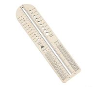 ZiStarlilife Règle de mesure en bois pour chaussettes à tricoter et crocheter, design léger 32 x 78 cm pour une mesure précise de la longueur des chaussettes, idéal pour les loisirs créatifs