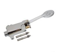 ZiStarlilife Robinet de commande à pédale simple en cuivre G1/2 et acier inoxydable 304 pour installation d'évier de salle de bain dans les hôpitaux, écoles, bureaux, usines, lieux publics