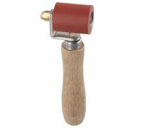 ZiStarlilife Rouleau de pression manuel en silicone 40 mm Outil de soudure professionnel avec poignée en bois pour membrane en PVC résistant aux hautes températures 260 °C (rouge)