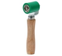 ZiStarlilife Rouleau de pression manuel en silicone 40 mm Outil de soudure professionnel avec poignée en bois pour membrane en PVC résistant aux hautes températures 260 °C (vert)
