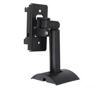 ZiStarlilife Support mural réglable pour haut-parleur Bose Cube, support pivotant et inclinable, construction ABS, 15 x 15 x 5 cm, noir/blanc, installation facile (noir)