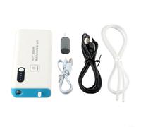 ZiStarlilife Système d'aération pour la pêche de nuit, comprend une pierre à air et une batterie rechargeable intégrée, moteur silencieux, clip réglable en acier inoxydable pour seau à appâts vivants,