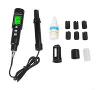 ZiStarlilife Testeur d'oxygène dissous avec compensation automatique de la température, 6 couvercles de sonde pour piscines, eau de mer, aquariums, brassage maison, vin et analyse de la qualité de