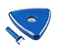 ZiStarlilife Tête d'aspirateur triangulaire pour piscine - Brosse de nettoyage professionnelle pour piscine souterraine spa eau salée avec fond lesté