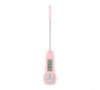 Zistarlilife Thermomètre alimentaire numérique pour cuisson instantanée, barbecue, bonbons et aliments pour bébés, outil de température de cuisine précis avec motif rose (rose)