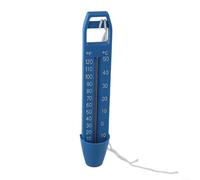 ZiStarlilife Thermomètre de piscine flottant, double échelle Fahrenheit Celsius testeur de température de l'eau pour piscines, spas, jacuzzis et étangs, jauge bleue facile à lire