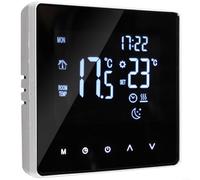 ZiStarlilife Thermostat WiFi intelligent programmable, contrôle de température numérique à écran tactile, pour chauffage de la maison avec application de contrôle et horaire hebdomadaire (blanc)