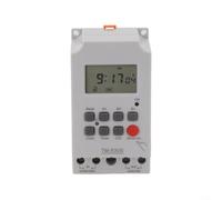 ZiStarlilife TM630S-2 Minuteur numérique programmable 30 A 250 V AC, 7 jours 16 réglages marche/arrêt avec écran LCD et batterie de secours pour lampadaires, chauffe-eau et agriculture