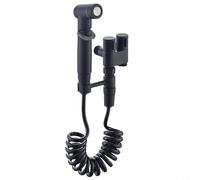 ZiStarlilife Vanne de commande double 1 en 2 sorties, inverseur de douche en laiton, avec noyau en céramique et finition mate, arrêt indépendant pour machine à laver et toilettes, eau de salle de bain