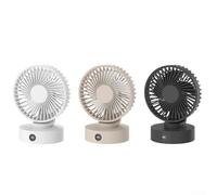 ZiStarlilife Ventilateur de bureau USB portable avec performance silencieuse et paramètres de vitesse réglables pour profiter de la musique ou des nouvelles tout en restant au frais (noir)