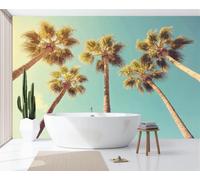 ZISTRCBAO Papier Peint Décors Tropicaux Rétro 200x140cm Murale Photo