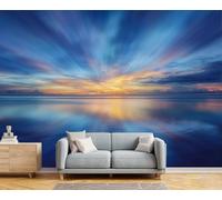 ZISTRCBAO Papier Peint Panoramique Paysage Marin Bleu400x280cm