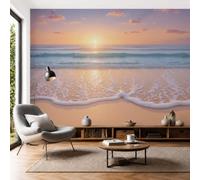 ZISTRCBAO Papier Peint Panoramique Sable Frais300x210cm