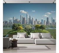 ZISTRCBAO Papier Peint Un Livre Ouvert Sur Le Terrain, Illustration Conceptuelle Moderne Papier Peint Panoramique Pour Salon Chambre Décoration Murale Poster 200x140cm