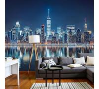 ZISTRCBAO Soie Mural 3D Papier Peint Panoramique Vue Nocturne Moderne
