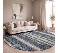 ZISTRCBAO Tapis Rond Style Classique Européen 80cm
