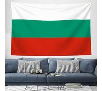 ZISTRCBAO Tapisserie Murale Drapeau De La Bulgarie, Tenture Murale Art élégant Du Drapeau Couverture Murales Tapisseries Decoration Murales Pour Maison Salon Chambre Dortoir, 200x150cm